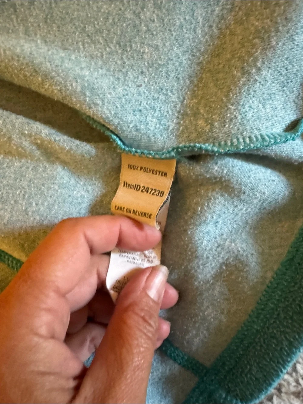 L.L. Bean Bright Teal Fleece Jacket